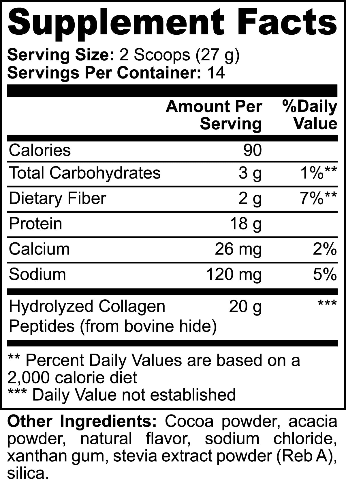 Grass-Fed Collagen Peptides Powder (Chocolate) | Chocolate Collagen Powder-4